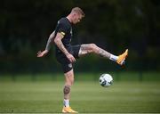 3 September 2019; James McClean during a Republic of Ireland training session at FAI National Training Centre in Abbotstown, Dublin. Photo by Stephen McCarthy/Sportsfile