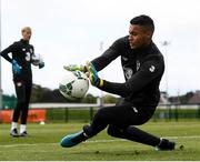 3 September 2019; Gavin Bazunu during a Republic of Ireland U21's training session at the FAI National Training Centre in Abbotstown, Dublin. Photo by Stephen McCarthy/Sportsfile