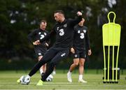 3 September 2019; Shane Duffy during a Republic of Ireland training session at the FAI National Training Centre in Abbotstown, Dublin. Photo by Stephen McCarthy/Sportsfile