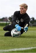 3 September 2019; Caoimhin Kelleher during a Republic of Ireland U21's training session at the FAI National Training Centre in Abbotstown, Dublin. Photo by Stephen McCarthy/Sportsfile