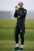 3 September 2019; Darren Randolph during a Republic of Ireland training session at the FAI National Training Centre in Abbotstown, Dublin. Photo by Stephen McCarthy/Sportsfile