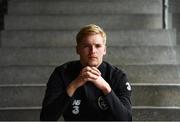 3 September 2019; Caoimhin Kelleher poses for a portrait prior to a Republic of Ireland U21's press conference at the FAI National Training Centre in Abbotstown, Dublin. Photo by Stephen McCarthy/Sportsfile