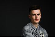 3 September 2019; Darragh Leahy poses for a portrait prior to a Republic of Ireland U21's press conference at the FAI National Training Centre in Abbotstown, Dublin. Photo by Stephen McCarthy/Sportsfile