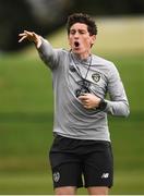 3 September 2019; Assistant coach Keith Andrews during a Republic of Ireland U21's training session at the FAI National Training Centre in Abbotstown, Dublin. Photo by Stephen McCarthy/Sportsfile