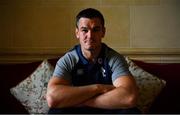 3 September 2019; Jonathan Sexton poses for a portrait after an Ireland Rugby press conference at Carton House in Maynooth, Co. Kildare. Photo by Brendan Moran/Sportsfile