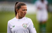 3 September 2019; Katie McCabe of Republic of Ireland prior to the UEFA Women's 2021 European Championships Qualifier - Group I match between Republic of Ireland and Montenegro at Tallaght Stadium in Dublin. Photo by Stephen McCarthy/Sportsfile