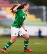 3 September 2019; Tyler Toland of Republic of Ireland celebrates after scoring her side's first goal during the UEFA Women's 2021 European Championships Qualifier - Group I match between Republic of Ireland and Montenegro at Tallaght Stadium in Dublin. Photo by Stephen McCarthy/Sportsfile