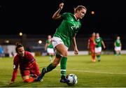 3 September 2019; Heather Payne of Republic of Ireland in action against Darija Djukic of Montenegro during the UEFA Women's 2021 European Championships Qualifier - Group I match between Republic of Ireland and Montenegro at Tallaght Stadium in Dublin. Photo by Stephen McCarthy/Sportsfile