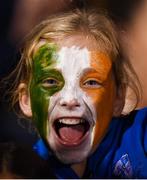 3 September 2019; A Republic of Ireland supporter following the UEFA Women's 2021 European Championships Qualifier - Group I match between Republic of Ireland and Montenegro at Tallaght Stadium in Dublin. Photo by Stephen McCarthy/Sportsfile