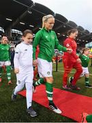 3 September 2019; Diane Caldwell of Republic of Ireland during the UEFA Women's 2021 European Championships Qualifier Group I match between Republic of Ireland and Montenegro at Tallaght Stadium in Dublin. Photo by Stephen McCarthy/Sportsfile