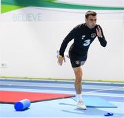 4 September 2019; Seamus Coleman during a Republic of Ireland gym session at the FAI National Training Centre in Abbotstown, Dublin. Photo by Stephen McCarthy/Sportsfile