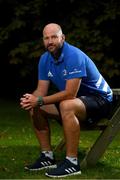 4 September 2019; Head coach Ben Armstrong poses for a portrait following a Leinster Women’s Rugby press conference at Leinster Rugby Headquarters in UCD, Dublin. Photo by Eóin Noonan/Sportsfile