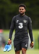4 September 2019; Cyrus Christie during a Republic of Ireland training session at the FAI National Training Centre in Abbotstown, Dublin. Photo by Stephen McCarthy/Sportsfile