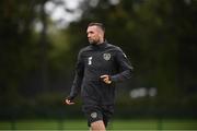 4 September 2019; Shane Duffy during a Republic of Ireland training session at the FAI National Training Centre in Abbotstown, Dublin. Photo by Stephen McCarthy/Sportsfile