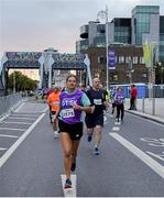4 September 2019; Rowena Quinn from Hunters Estate Agent comepting in the Grant Thornton Corporate 5K Team Challenge - Dublin Docklands 2019 at the Docklands in Dublin. Photo by Matt Browne/Sportsfile