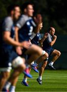 5 September 2019; Rory Best, right, during Ireland Rugby squad training at Carton House in Maynooth, Kildare. Photo by Brendan Moran/Sportsfile