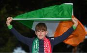 5 September 2019; Republic of Ireland supporter Conor Madden, age 11, from Kingscourt, Co Cavan, prior to the UEFA EURO2020 Qualifier Group D match between Republic of Ireland and Switzerland at Aviva Stadium, Dublin. Photo by Eóin Noonan/Sportsfile