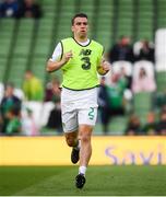 5 September 2019; Seamus Coleman of Republic of Ireland prior to the UEFA EURO2020 Qualifier Group D match between Republic of Ireland and Switzerland at Aviva Stadium, Dublin. Photo by Stephen McCarthy/Sportsfile