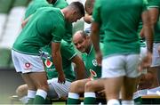 6 September 2019; Rory Best before the squad photograph during the Ireland Rugby Captain's Run at the Aviva Stadium in Dublin. Photo by Piaras Ó Mídheach/Sportsfile