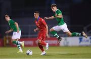 6 September 2019; Vahan Bickakhchyan of Armenia and Jayson Molumby of Republic of Ireland during the UEFA European U21 Championship Qualifier Group 1 match between Republic of Ireland and Armenia at Tallaght Stadium in Tallaght, Dublin. Photo by Stephen McCarthy/Sportsfile