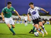 6 September 2019; Patrick McEleney of Dundalk in action against Conor McCarthy of Cork City during the SSE Airtricity League Premier Division match between Dundalk and Cork City at Oriel Park in Dundalk, Co. Louth. Photo by Ben McShane/Sportsfile