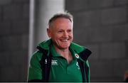 7 September 2019; Ireland head coach Joe Schmidt arrives prior to the Guinness Summer Series match between Ireland and Wales at Aviva Stadium in Dublin.Photo by Brendan Moran/Sportsfile