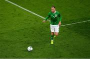 5 September 2019; Richard Keogh of Republic of Ireland during the UEFA EURO2020 Qualifier Group D match between Republic of Ireland and Switzerland at Aviva Stadium, Lansdowne Road in Dublin. Photo by Eóin Noonan/Sportsfile