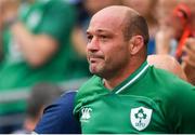 7 September 2019; Ireland captain Rory Best reacts after being substituted during the Guinness Summer Series match between Ireland and Wales at Aviva Stadium in Dublin. Photo by Brendan Moran/Sportsfile