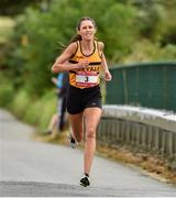 7 September 2019; Sinead O’Connor from Leevale Athletic Club Co Cork who won the ladies Kia Race Series – Round 8 at Blessington Lakes in Wicklow. Photo by Matt Browne/Sportsfile