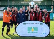 7 September 2019; Bohemians celebrate after winning the the Megazyme Amputee Football League Cup Finals at Carlisle Grounds in Bray, Co Wicklow. Photo by Stephen McCarthy/Sportsfile