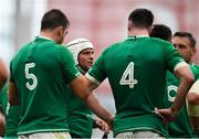 7 September 2019; Ireland captain Rory Best speaks to his team during the Guinness Summer Series match between Ireland and Wales at the Aviva Stadium in Dublin. Photo by Ramsey Cardy/Sportsfile