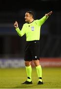 6 September 2019; Referee Fyodor Zammit during the UEFA European U21 Championship Qualifier Group 1 match between Republic of Ireland and Armenia at Tallaght Stadium in Tallaght, Dublin. Photo by Stephen McCarthy/Sportsfile