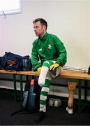 7 September 2019; Stephen Cahill of Shamrock Rovers prepares for the Megazyme Amputee Football League Cup Finals at Carlisle Grounds in Bray, Co Wicklow. Photo by Stephen McCarthy/Sportsfile