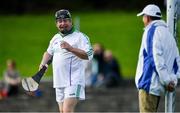 7 September 2019; Limerick goalkeeper Joe Quaid during The Alzheimer Society of Ireland hosting Bluebird Care sponsored Tipperary v Limerick hurling fundraiser match at Nenagh Éire Óg, Nenagh, Co Tipperary. This unique fundraising initiative, to mark World Alzheimer’s Month 2019, was the brainchild of two leading Munster dementia advocates, Kevin Quaid and Kathy Ryan, who both have a dementia diagnosis. All the money raised will go towards providing community services and advocacy supports in the Munster area and beyond. Photo by Piaras Ó Mídheach/Sportsfile