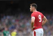7 September 2019; Tomos Williams of Wales during the Guinness Summer Series match between Ireland and Wales at the Aviva Stadium in Dublin. Photo by Ramsey Cardy/Sportsfile