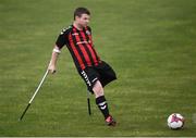 7 September 2019; Donal Bligh of Bohemians during the Megazyme Amputee Football League Cup Finals at Carlisle Grounds in Bray, Co Wicklow. Photo by Stephen McCarthy/Sportsfile