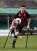 7 September 2019; Neil Hoey of Bohemians during the Megazyme Amputee Football League Cup Finals at Carlisle Grounds in Bray, Co Wicklow. Photo by Stephen McCarthy/Sportsfile