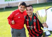 7 September 2019; Stefan Balog of Bohemians celebrates following the Megazyme Amputee Football League Cup Finals at Carlisle Grounds in Bray, Co Wicklow. Photo by Stephen McCarthy/Sportsfile