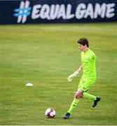 7 September 2019; Justin Guiney of Shamrock Rovers during the Megazyme Amputee Football League Cup Finals at Carlisle Grounds in Bray, Co Wicklow. Photo by Stephen McCarthy/Sportsfile