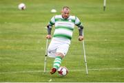 7 September 2019; Chris McElligott of Shamrock Rovers during the Megazyme Amputee Football League Cup Finals at Carlisle Grounds in Bray, Co Wicklow. Photo by Stephen McCarthy/Sportsfile