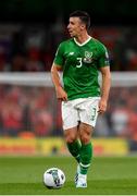 5 September 2019; Enda Stevens of Republic of Ireland during the UEFA EURO2020 Qualifier Group D match between Republic of Ireland and Switzerland at Aviva Stadium, Lansdowne Road in Dublin. Photo by Seb Daly/Sportsfile