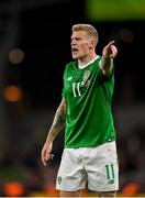5 September 2019; James McClean of Republic of Ireland during the UEFA EURO2020 Qualifier Group D match between Republic of Ireland and Switzerland at Aviva Stadium, Lansdowne Road in Dublin. Photo by Seb Daly/Sportsfile