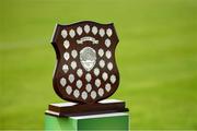 8 September 2019; A view of the trophy prior to the FAI Women’s Intermediate Shield Final match between Manulla FC and Whitehall Rangers at Mullingar Athletic FC in Mullingar, Co. Westmeath. Photo by Seb Daly/Sportsfile