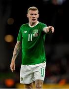 5 September 2019; James McClean of Republic of Ireland during the UEFA EURO2020 Qualifier Group D match between Republic of Ireland and Switzerland at Aviva Stadium, Lansdowne Road in Dublin. Photo by Seb Daly/Sportsfile