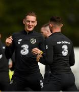 8 September 2019; Ronan Curtis, centre, with team-mates during a Republic of Ireland Squad Training session at FAI National Training Centre in Abbotstown, Dublin. Photo by Stephen McCarthy/Sportsfile