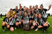 8 September 2019; Whitehall Rangers players celebrate following their victory during the FAI Women’s Intermediate Shield Final match between Manulla FC and Whitehall Rangers at Mullingar Athletic FC in Mullingar, Co. Westmeath. Photo by Seb Daly/Sportsfile