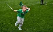 7 September 2019; Luca Sexton, son of Jonathan Sexton of Ireland, after the Guinness Summer Series match between Ireland and Wales at Aviva Stadium in Dublin. Photo by Brendan Moran/Sportsfile