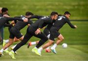 8 September 2019; Shane Duffy during a Republic of Ireland training session at the FAI National Training Centre in Abbotstown, Dublin. Photo by Stephen McCarthy/Sportsfile