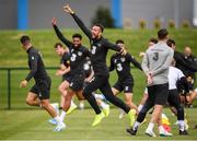 8 September 2019; Shane Duffy during a Republic of Ireland training session at the FAI National Training Centre in Abbotstown, Dublin. Photo by Stephen McCarthy/Sportsfile