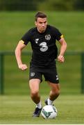 8 September 2019; Seamus Coleman during a Republic of Ireland training session at the FAI National Training Centre in Abbotstown, Dublin. Photo by Stephen McCarthy/Sportsfile